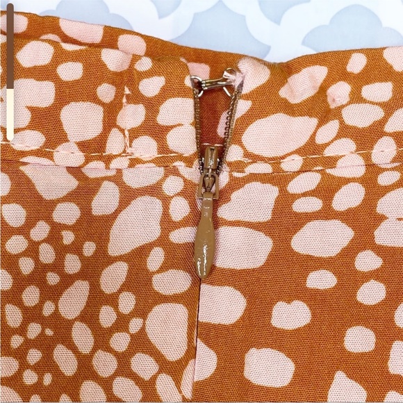 EUC Anthropologie Faux Wrap Buckle Midi Skirt - Picture 6 of 8